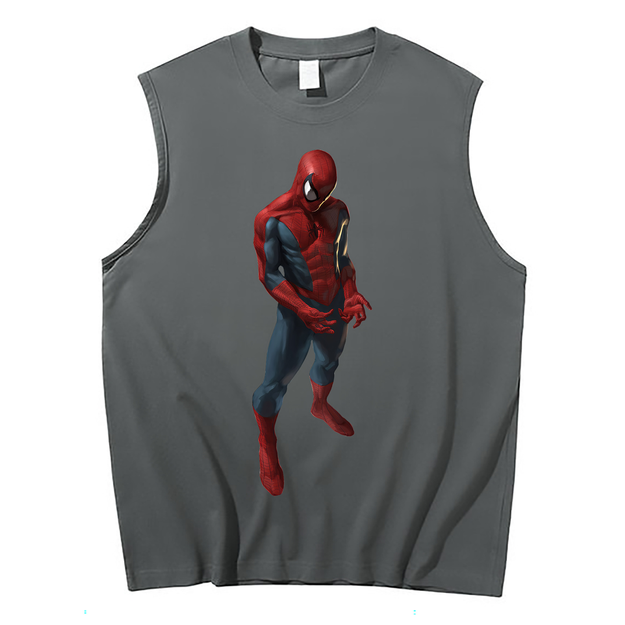 Spider Man スパイダーマン コットン100％タンクトップ（フロントプリント）